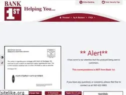 Sites similar to bank1stia.com