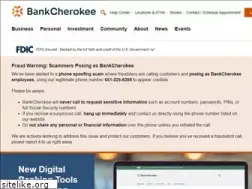 Sites similar to bankcherokee.com