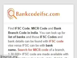Sites similar to bankcodeifsc.com