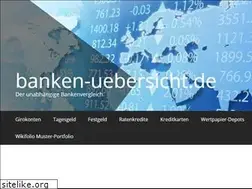 Sites similar to banken-uebersicht.de