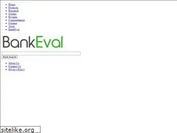 Sites similar to bankeval.com