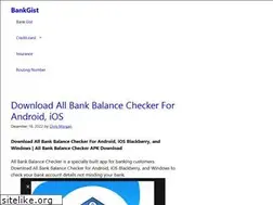 Sites similar to bankgist.com