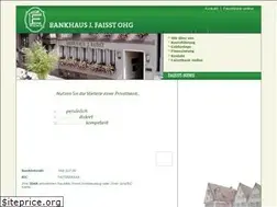 Sites similar to bankhaus-faisst.de