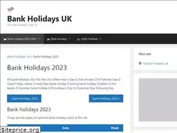 Sites similar to bankholidays-uk.com