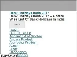 Sites similar to bankholidaysindia.com