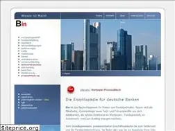 Sites similar to bankinside.de