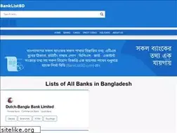 Sites similar to banklistbd.com