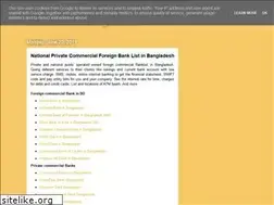Sites similar to banklistinbangladesh.blogspot.com