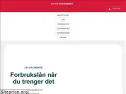 Sites similar to banknorwegian.no