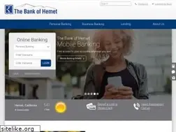 Sites similar to bankofhemet.com