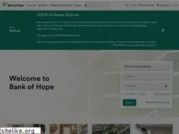 Sites similar to bankofhope.com