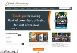 Sites similar to bankofluxemburg.com