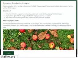 Sites similar to bankofromney.net