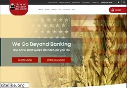 Sites similar to bankofwesternoklahoma.com
