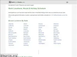 Sites similar to bankopenhours.com