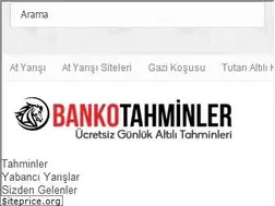 Sites similar to bankotahminler.com