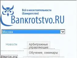 Sites similar to bankrotstvo.ru
