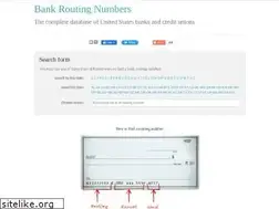 Sites similar to bankroutingnumbers.biz