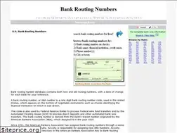 Sites similar to bankroutingnumbers.net