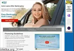 Sites similar to bankruptcyautofinancing.com