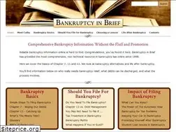 Sites similar to bankruptcyinbrief.com