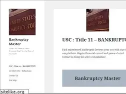 Sites similar to bankruptcymaster.com