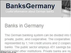 Sites similar to banksgermany.com