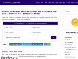 Sites similar to banksifsccode.info