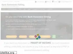 Sites similar to bankstatementediting.com
