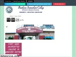 Sites similar to bankurasammilanicollege.net