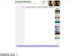 Sites similar to bankverification.com