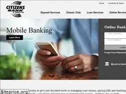 Sites similar to bankwithcitizens.com