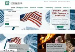 Sites similar to bankwithcornerstone.com