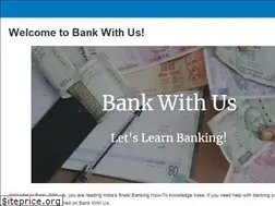 Sites similar to bankwithus.in