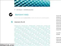 Sites similar to bankykod.cz