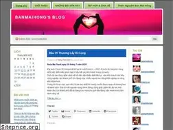 Sites similar to banmaihong.wordpress.com