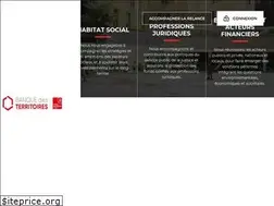 Sites similar to banquedesterritoires.fr