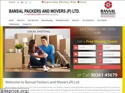 Sites similar to bansalmovers.com