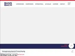 Sites similar to bansbach-gmbh.de