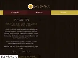 Sites similar to bansinthai.fr