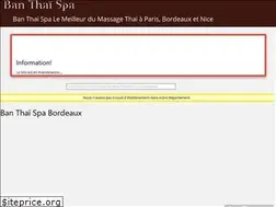 Sites similar to banthaispa.com