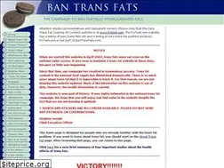 Sites similar to bantransfats.com