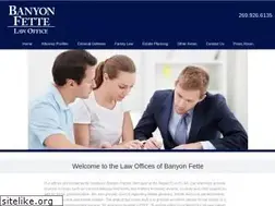 Sites similar to banyonfettelaw.com