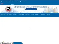 Sites similar to baovevantrangvodao.com
