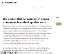 Sites similar to bapstgmbh.ch