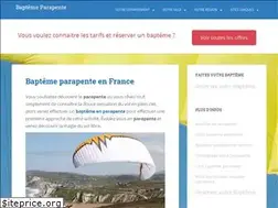 Sites similar to baptemeparapente.com