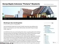 Sites similar to baptispertamamojokerto.wordpress.com