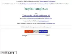 Sites similar to baptist-temple.us