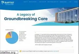 Sites similar to baptisthealthcarefoundation.org