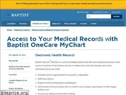 Sites similar to baptistmychart.com